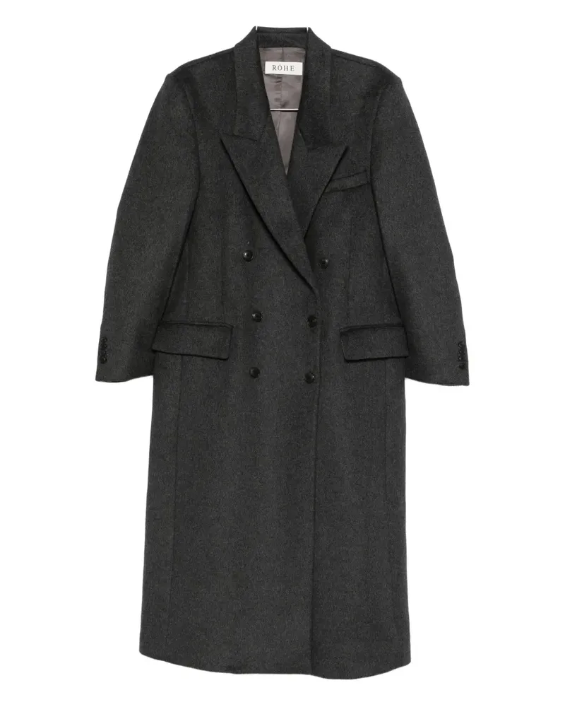 Róhe double-breasted coat - Grau Grau