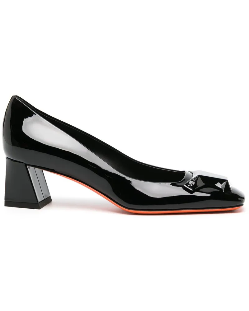 Santoni Sibile Pumps 50mm - Schwarz Schwarz