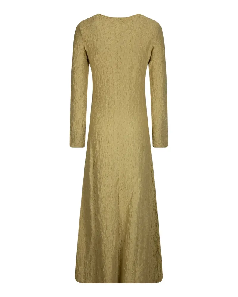 Samsøe & Samsøe long-sleeve textured dress - Gelb Gelb