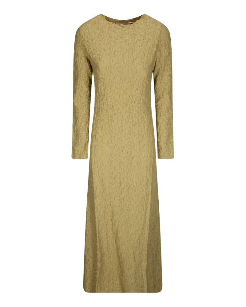 Samsøe & Samsøe long-sleeve textured dress - Gelb Gelb