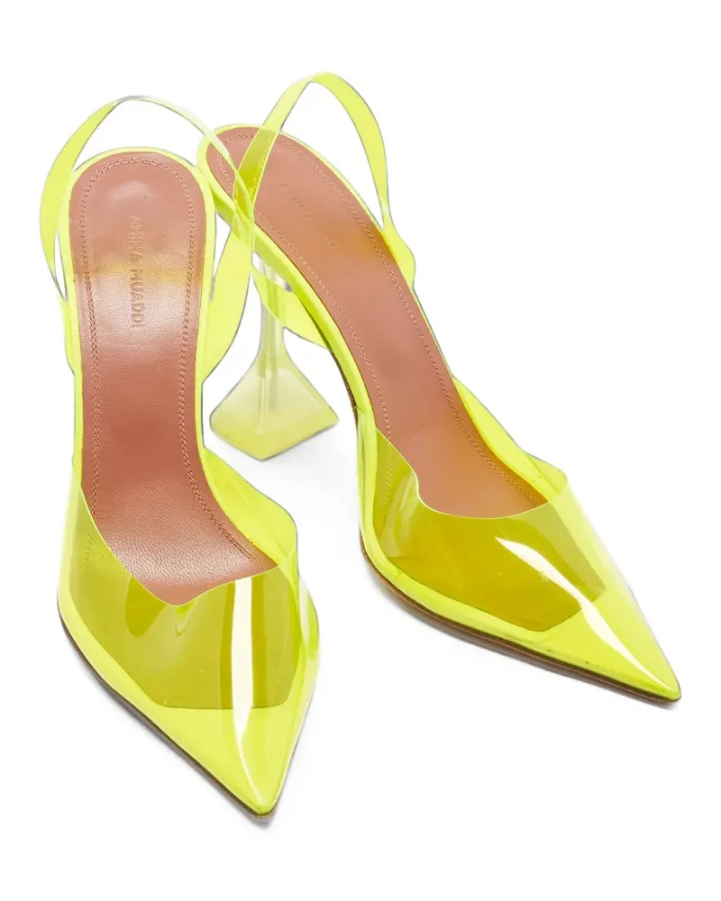 Amina Muaddi Holli Pumps - Gelb Gelb