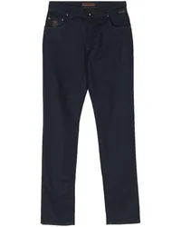 Corneliani Tief sitzende Slim-Fit-Jeans Blau