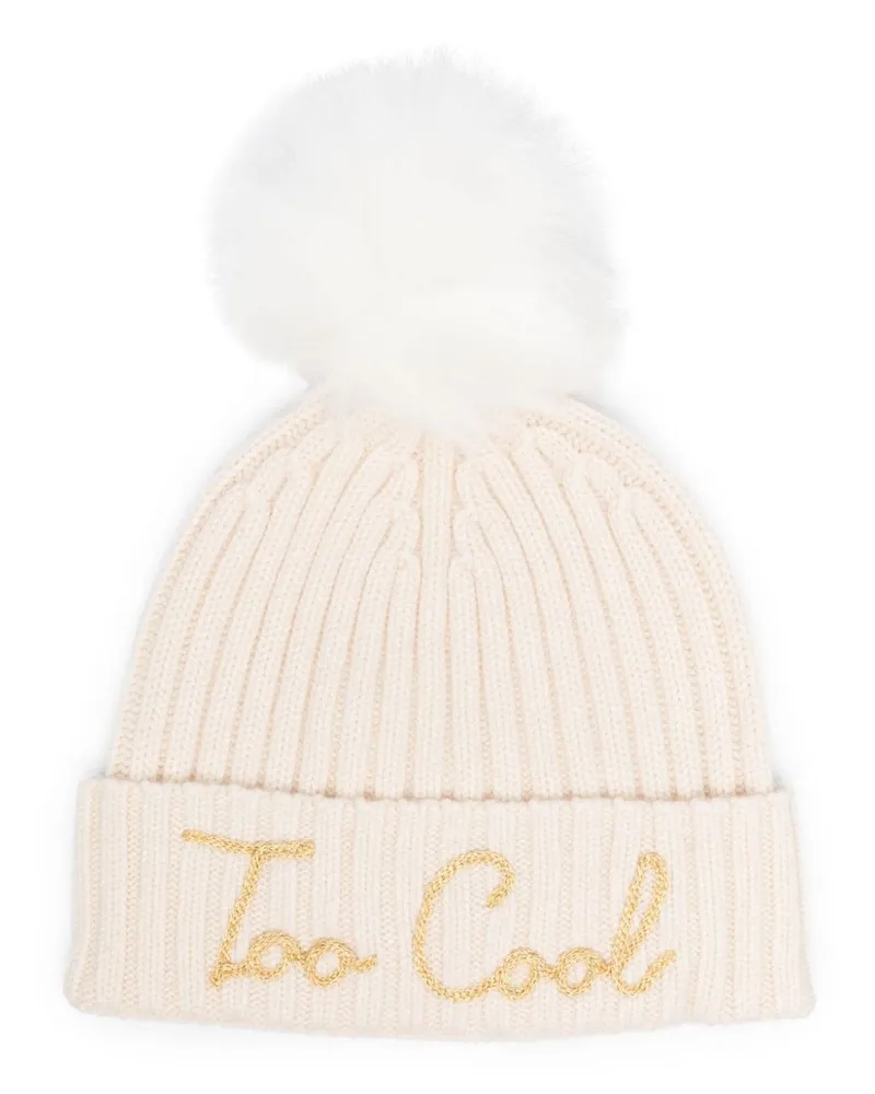 MC2 Saint Barth Beanie mit Stickerei - Nude Nude