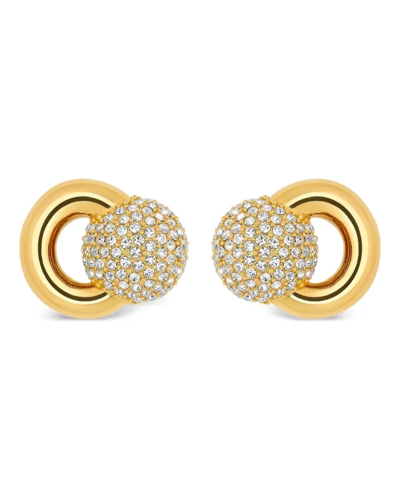 Oscar de la Renta Ohrringe mit Kristallen - Gold Gold