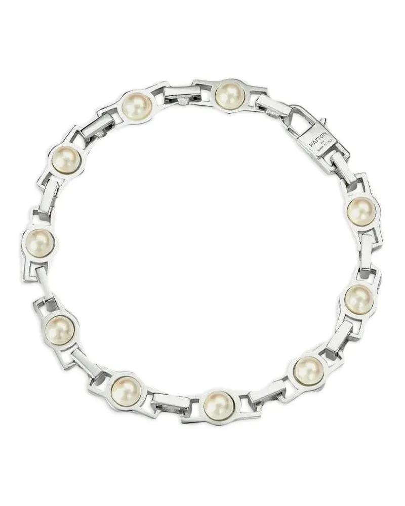 Hatton Labs Armband mit Perlen - Silber Silber