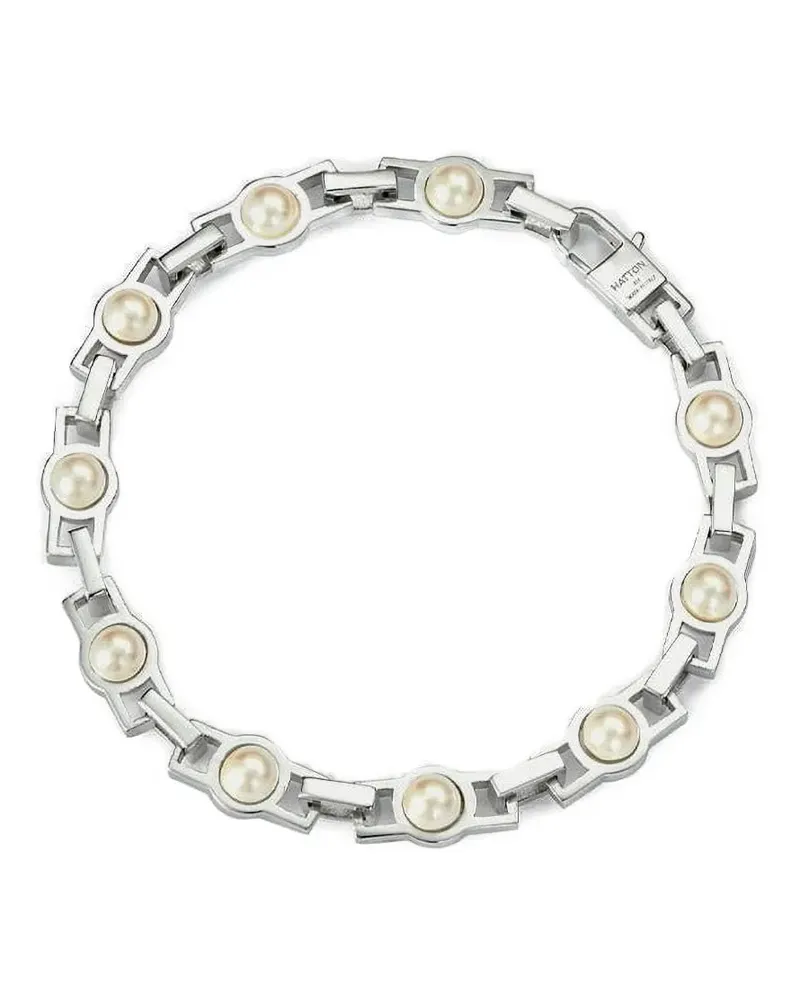 Hatton Labs Armband mit Perlen - Silber Silber