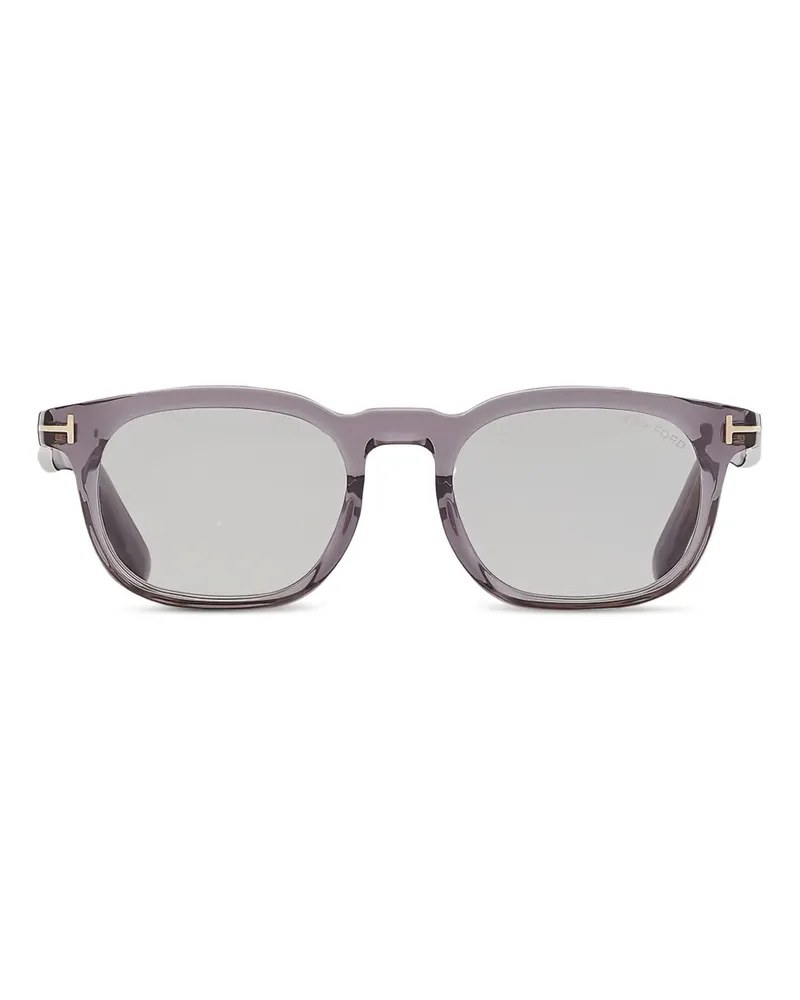 Tom Ford Eckige Sonnenbrille mit eckigem Gestell - Grau Grau