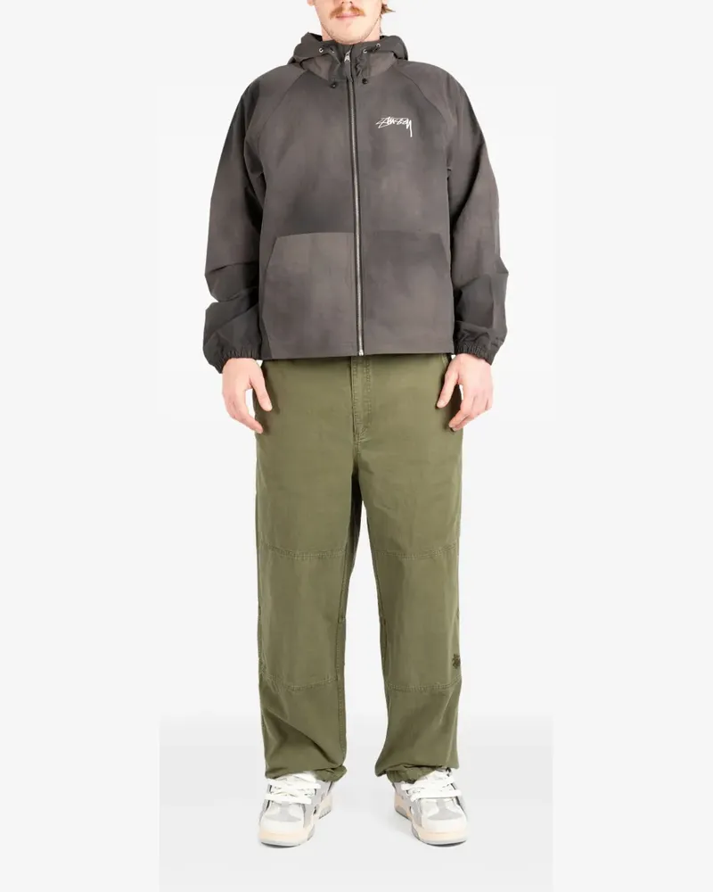 Stüssy Gefütterte Jacke mit Reißverschluss - Schwarz Schwarz