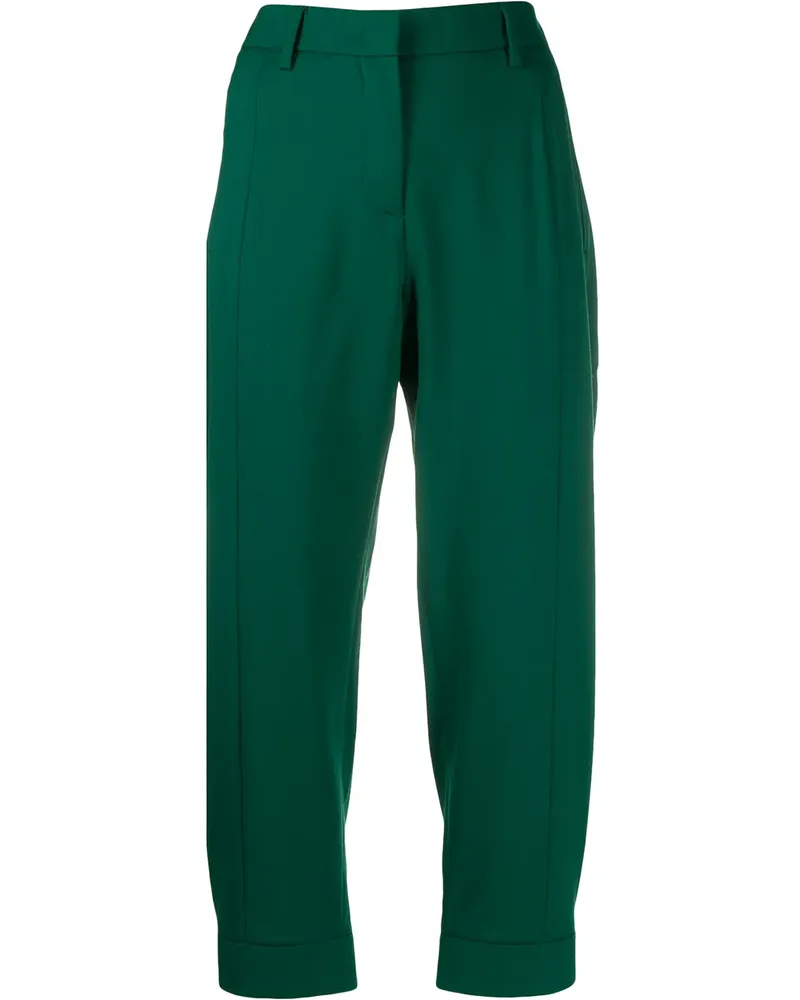 Alberto Biani Cropped-Hose - Grün Grün