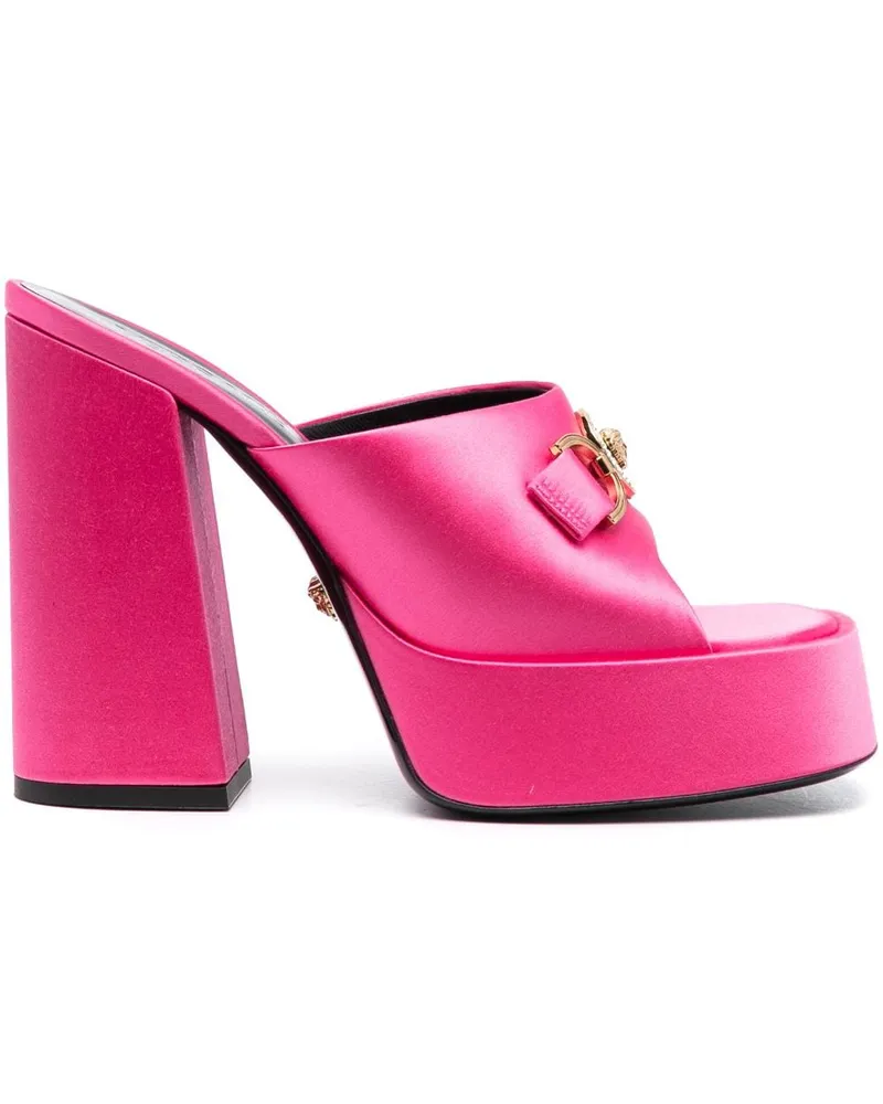 Versace Aevitas Mules mit Plateau 120mm - Rosa Rosa