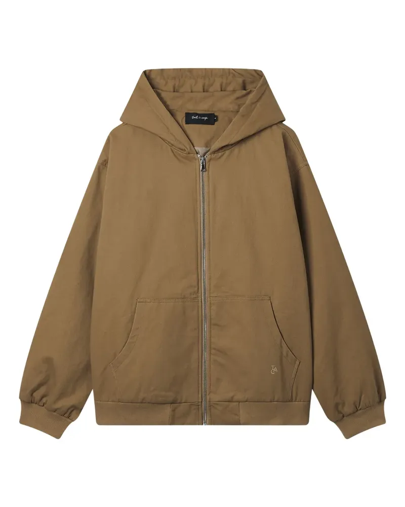 Tout a Coup Jacke mit Kapuze - Braun Braun