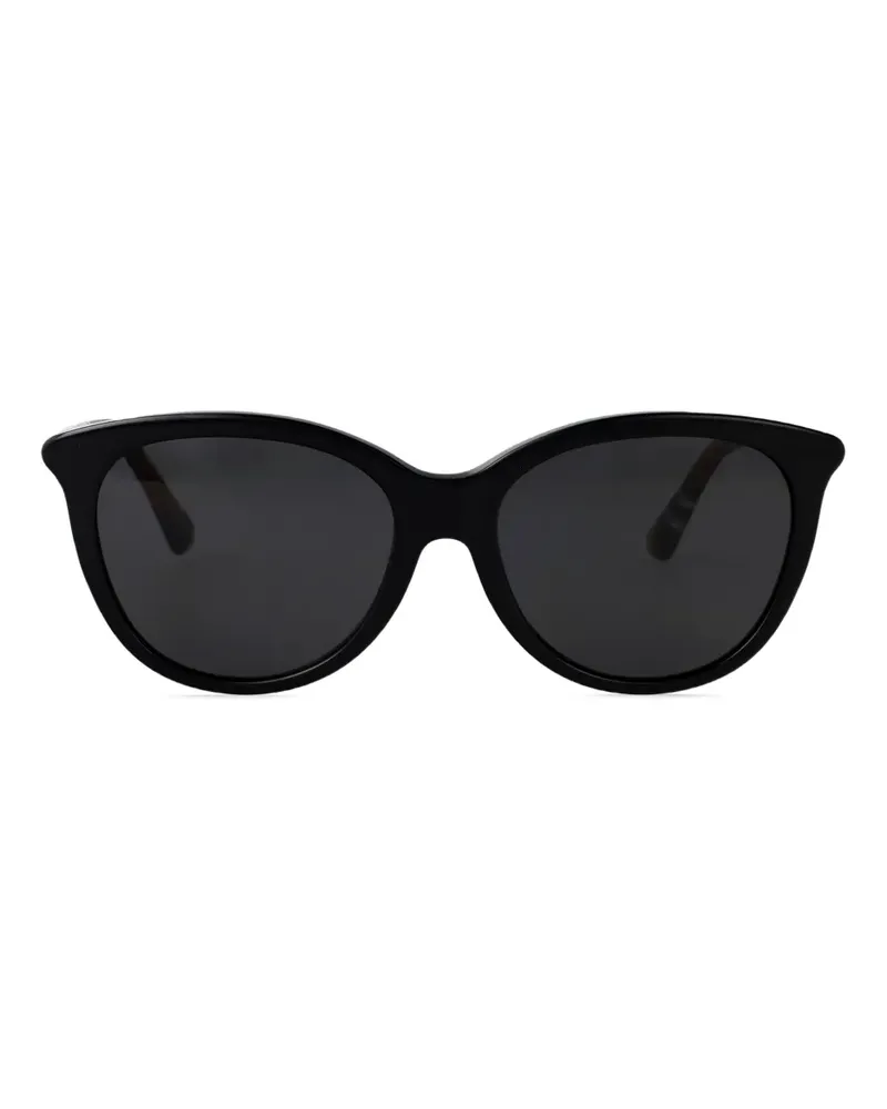 Burberry Sonnenbrille mit Cat-Eye-Gestell - Schwarz Schwarz