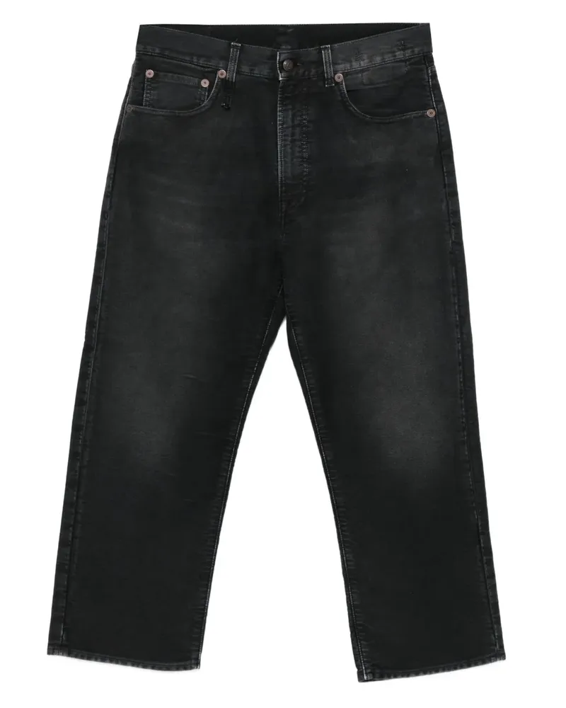 R13 Ausgeblichene Jeans - Schwarz Schwarz