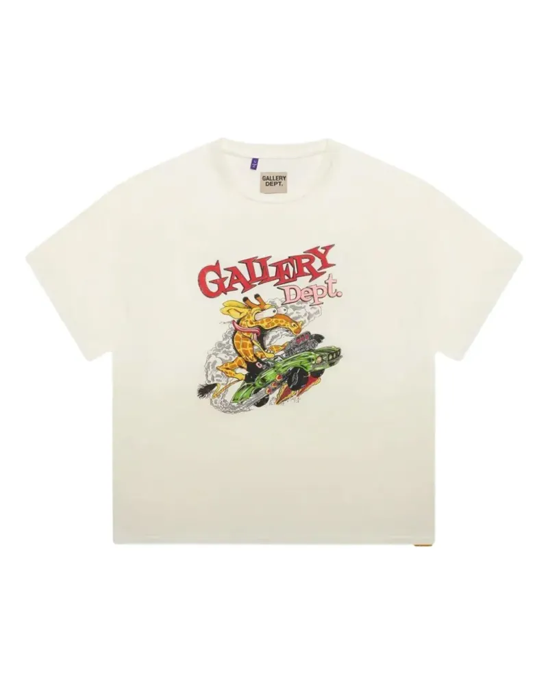 GALLERY DEPT. short-sleeves graphic T-shirt - Nude Nude