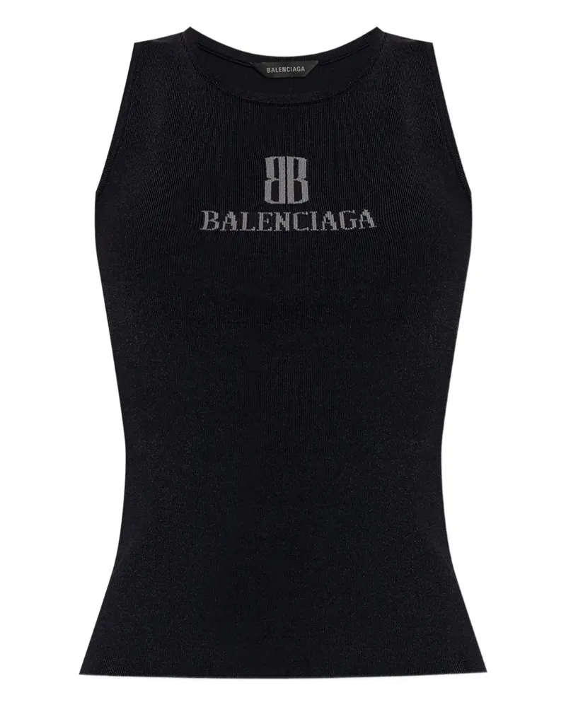 Balenciaga Nano BB Tanktop - Schwarz Schwarz
