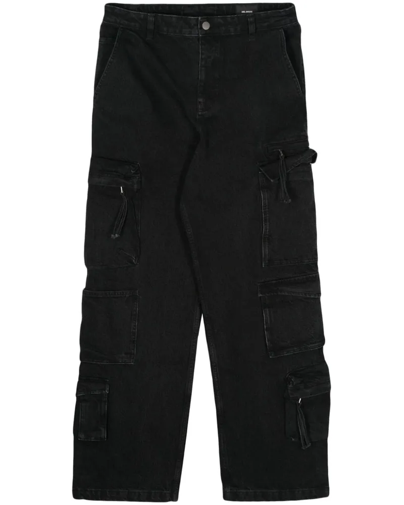 Axel Arigato Cargo-Jeans im Utility-Look - Schwarz Schwarz