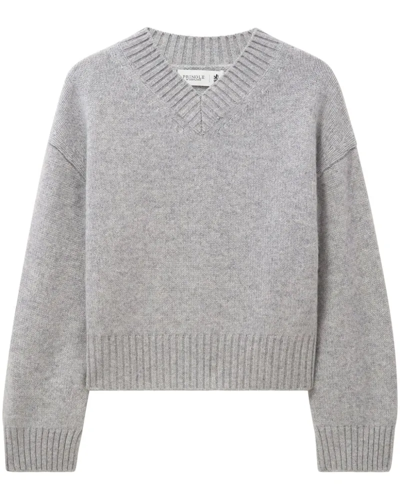 Pringle of Scotland Kaschmirpullover mit V-Ausschnitt - Grau Grau