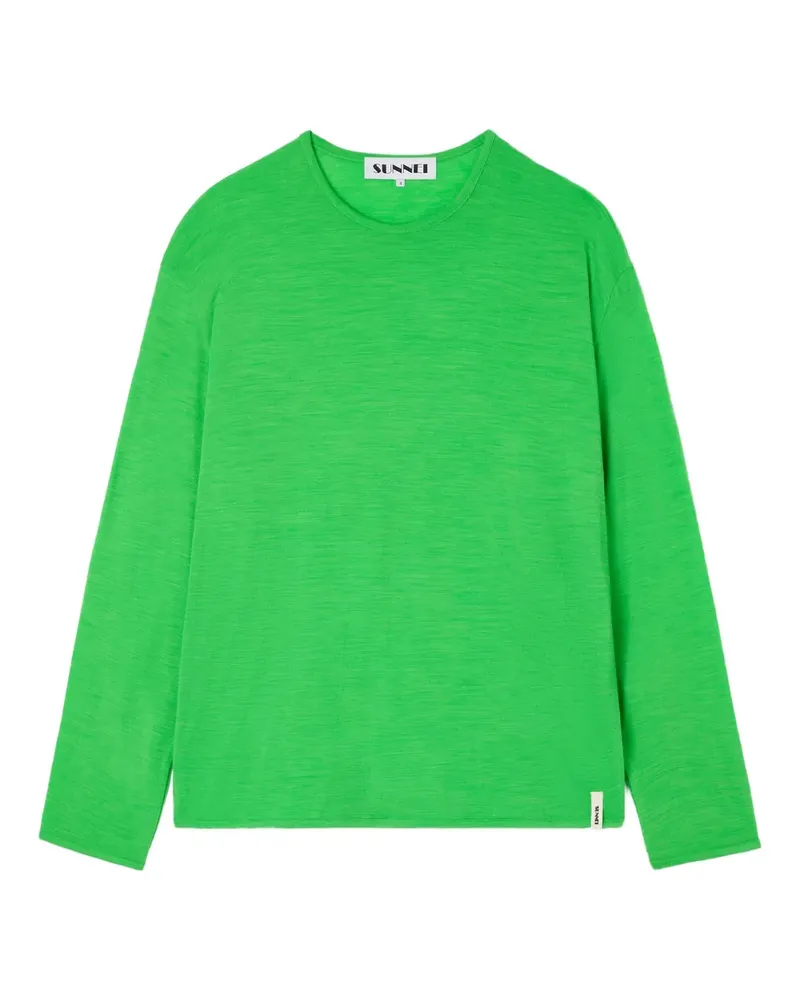 SUNNEI Klassisches Langarmshirt - Grün Grün