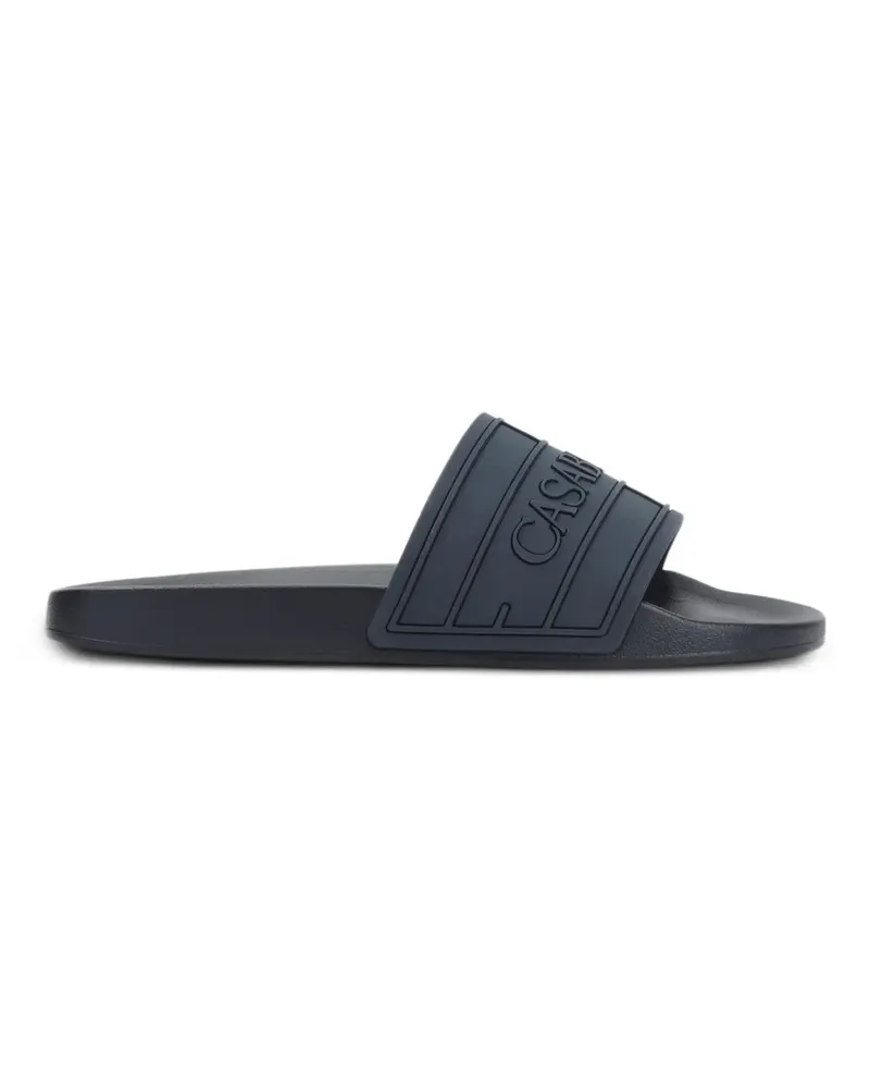 Casablanca Paris logo-embossed sliders - Blau Blau