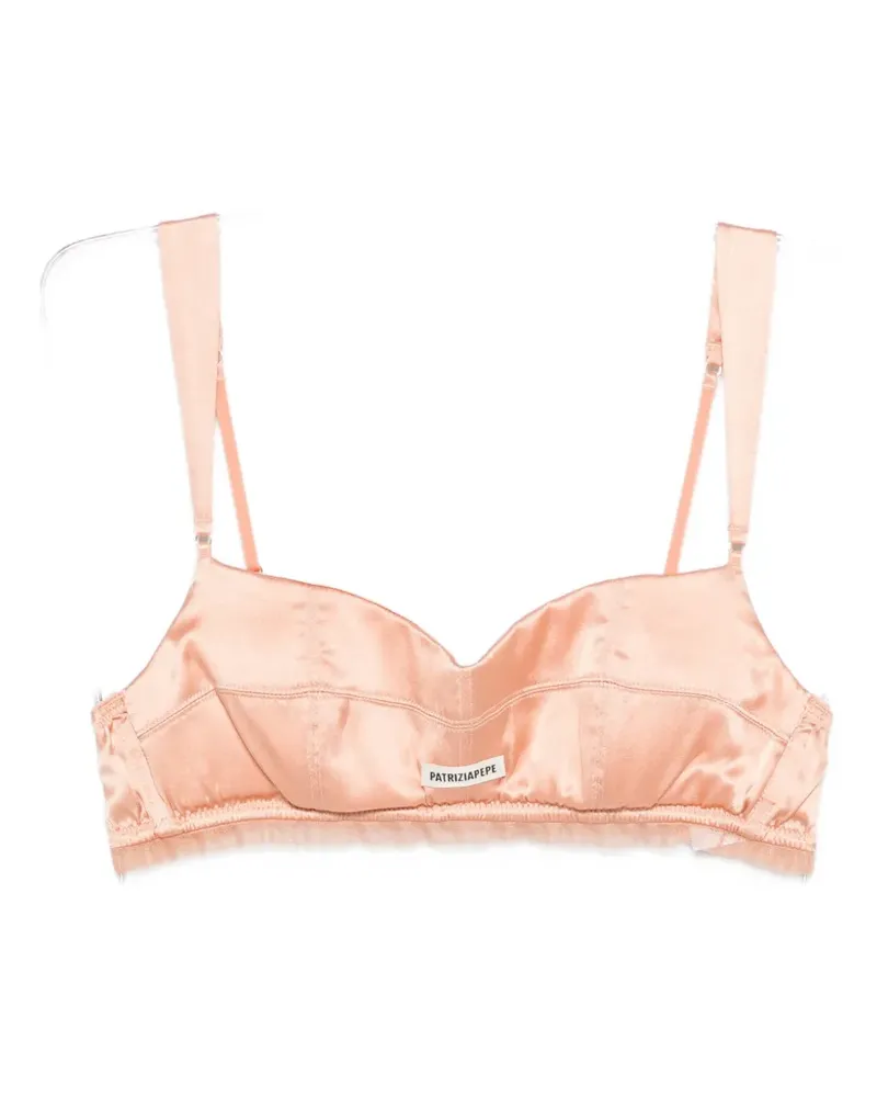 Patrizia Pepe logo-detail bra - Rosa Rosa