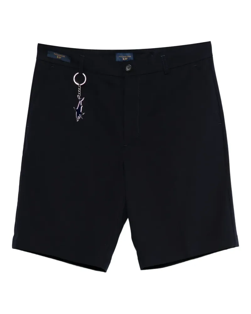 Paul & Shark Shorts mit Hai-Schlüsselanhänger - Schwarz Schwarz