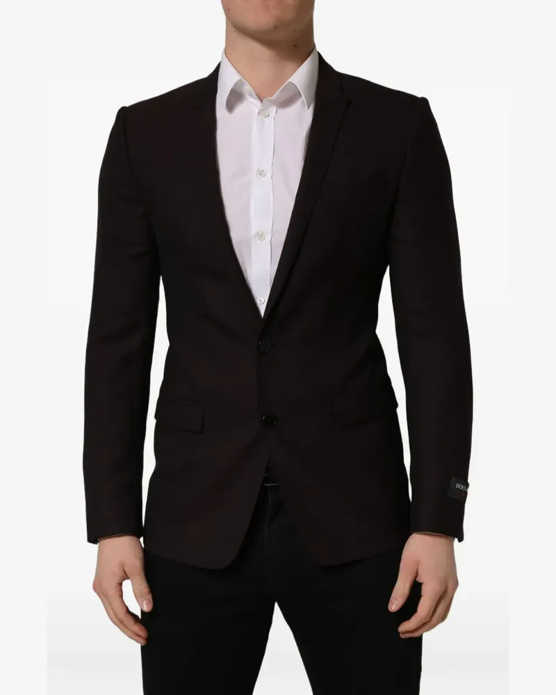 Dolce & Gabbana single-breasted jacket - Braun Braun