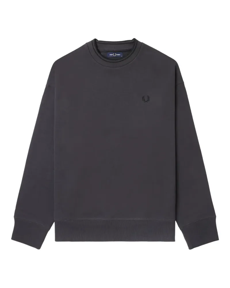 Fred Perry logo-embroidered sweatshirt - Grau Grau