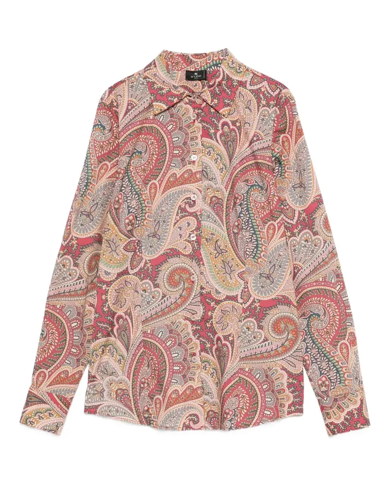 Etro Hemd mit Paisleymuster - Rot Rot