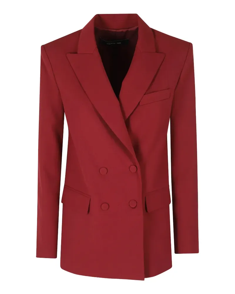 Federica Tosi double-breasted peak-lapel blazer - Rot Rot
