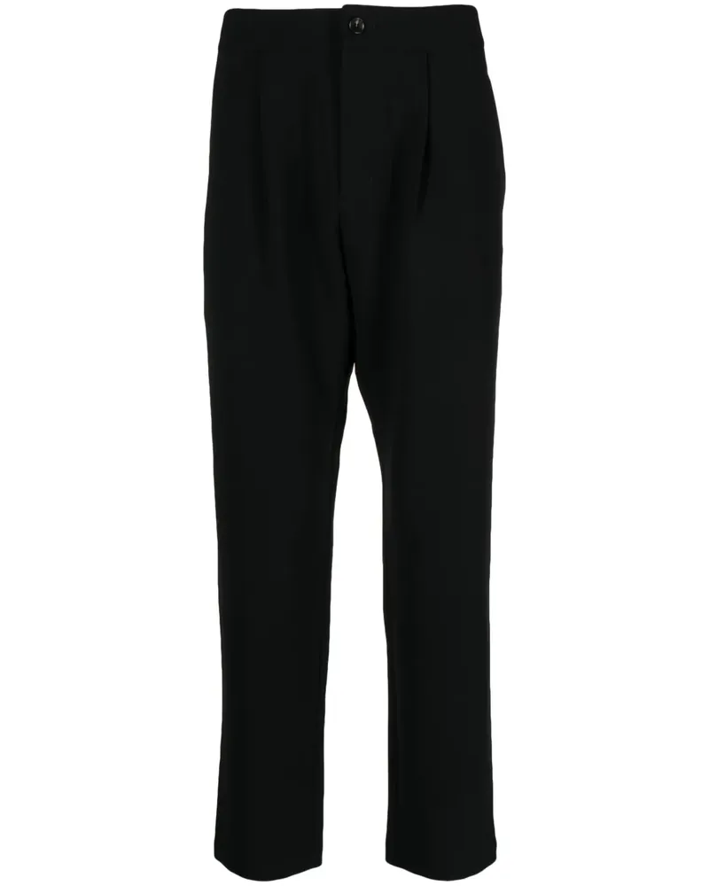 ATTACHMENT Klassische Straight-Leg-Hose - Schwarz Schwarz
