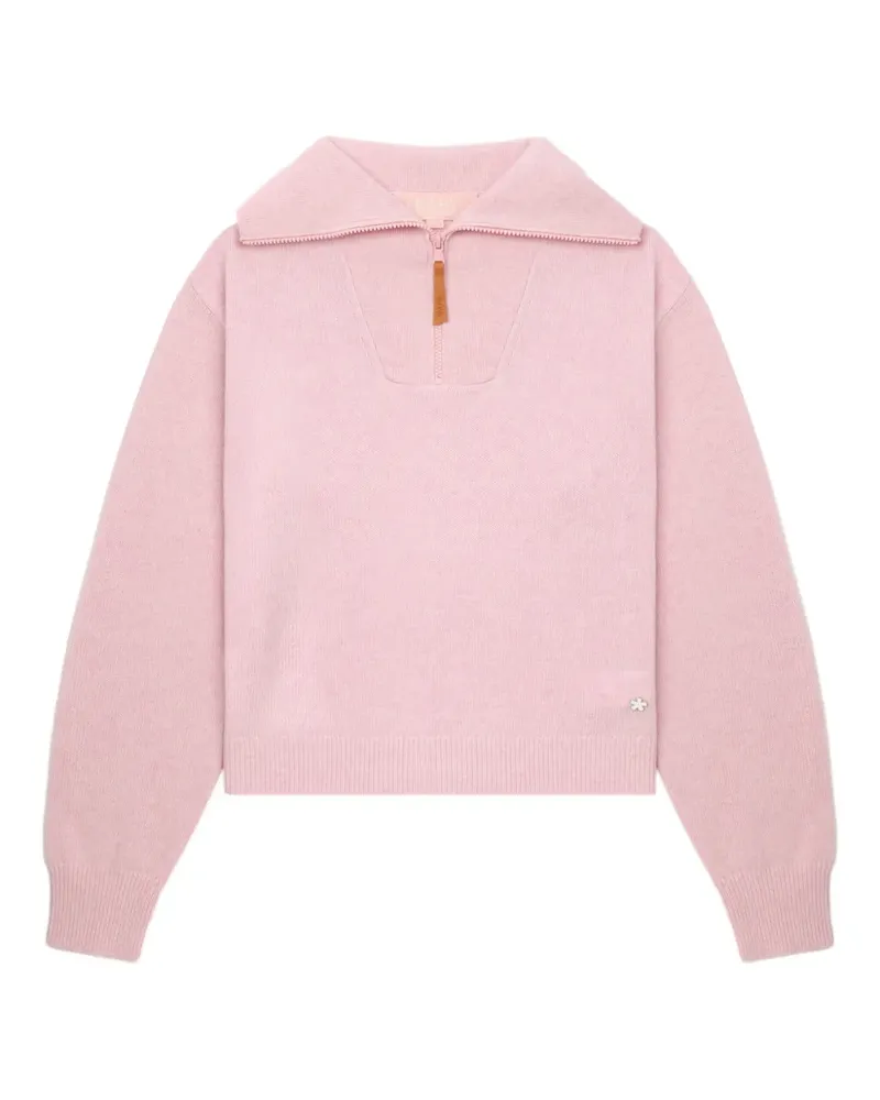 BAPE zip-collar sweater - Rosa Rosa