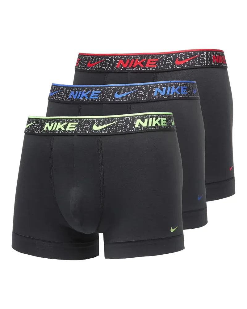Nike Dri-FIT Boxershorts mit Logo-Bund (3er-Pack) - Schwarz Schwarz
