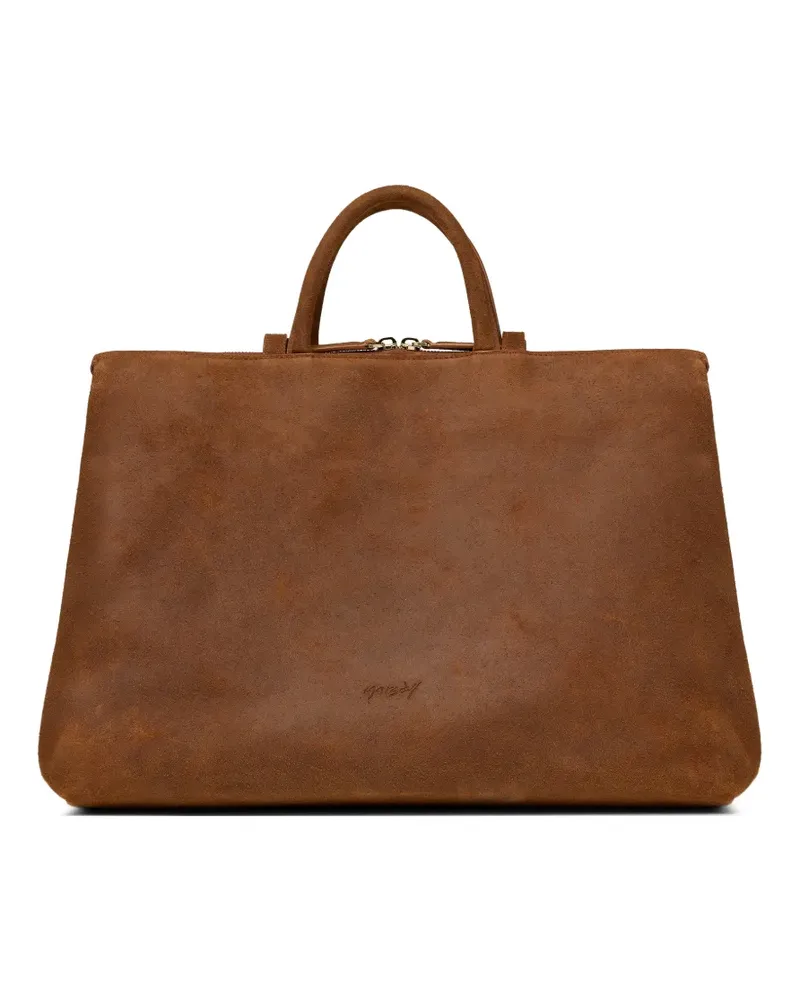 Marsèll 4 In Orizzontale Tote Bag mit Wildleder-Finish - Braun Braun