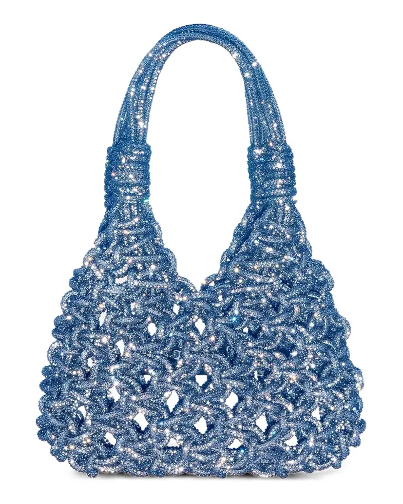 HIBOURAMA Mini Vannifique Schultertasche - Blau Blau
