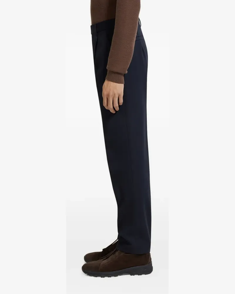 Ermenegildo Zegna Hose mit Bundfalten - Blau Blau