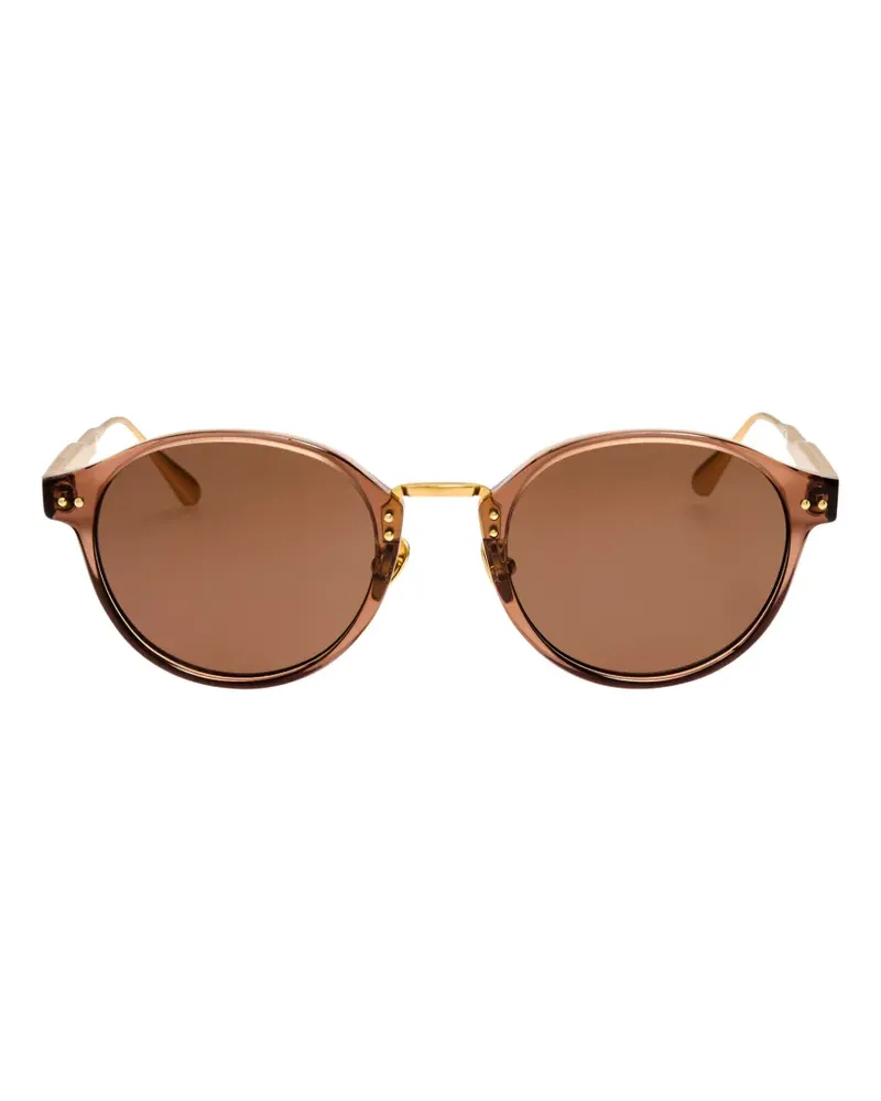 Linda Farrow Marco round-frame sunglasses - Braun Braun