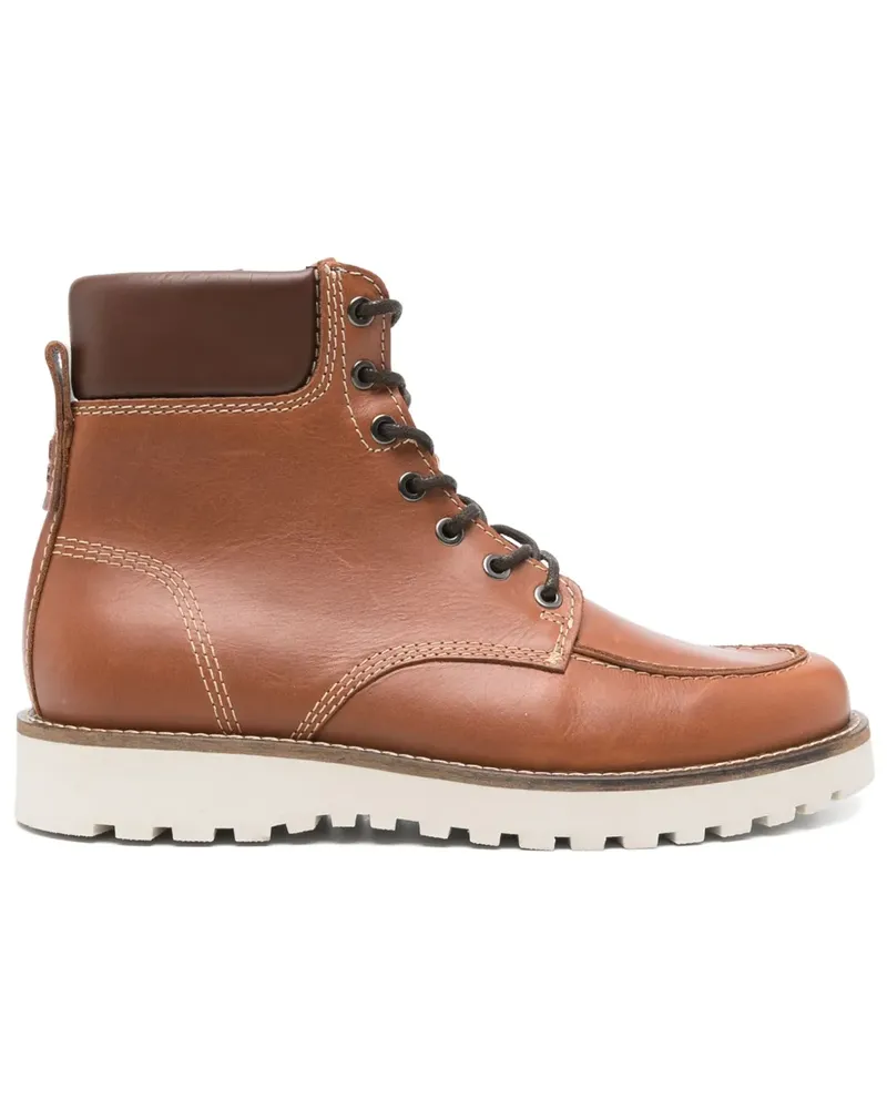 Marc O'Polo Wanderstiefel aus Leder - Braun Braun