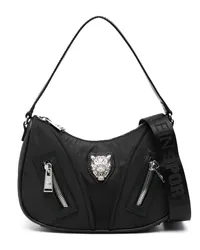 Philipp Plein Leah Beuteltasche mit Logo Schwarz