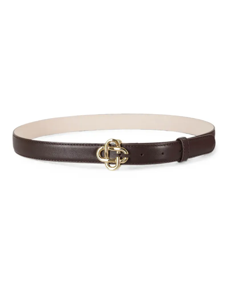 Casablanca Paris Monogram Ledergürtel - Braun Braun