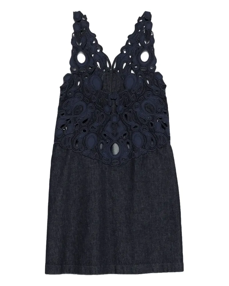 Dondup Besticktes Jeanskleid - Blau Blau