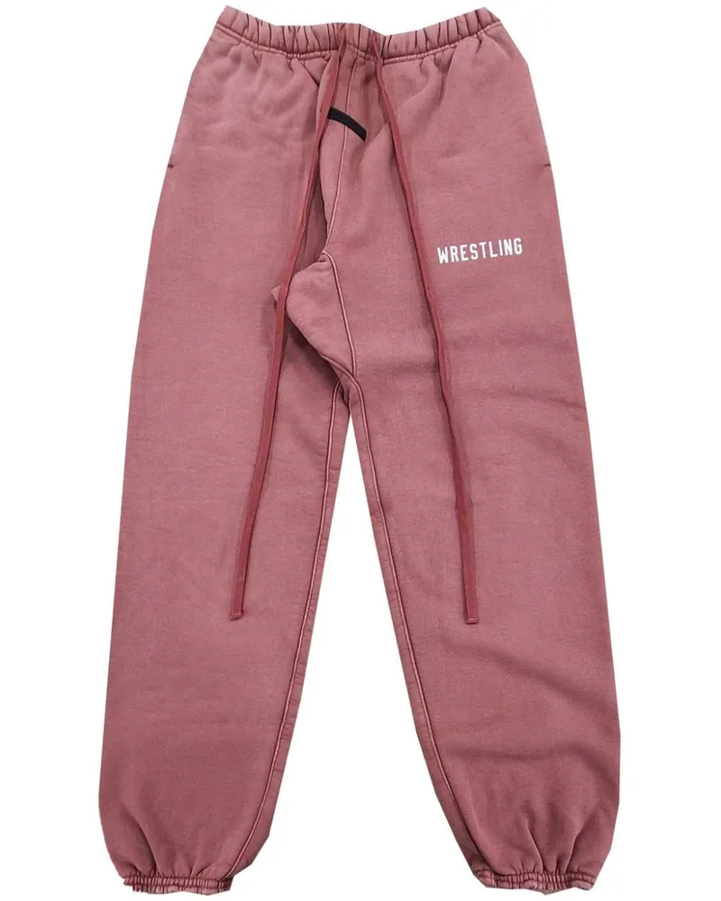 Fear of God Jogginghose mit Slogan-Print - Rosa Rosa