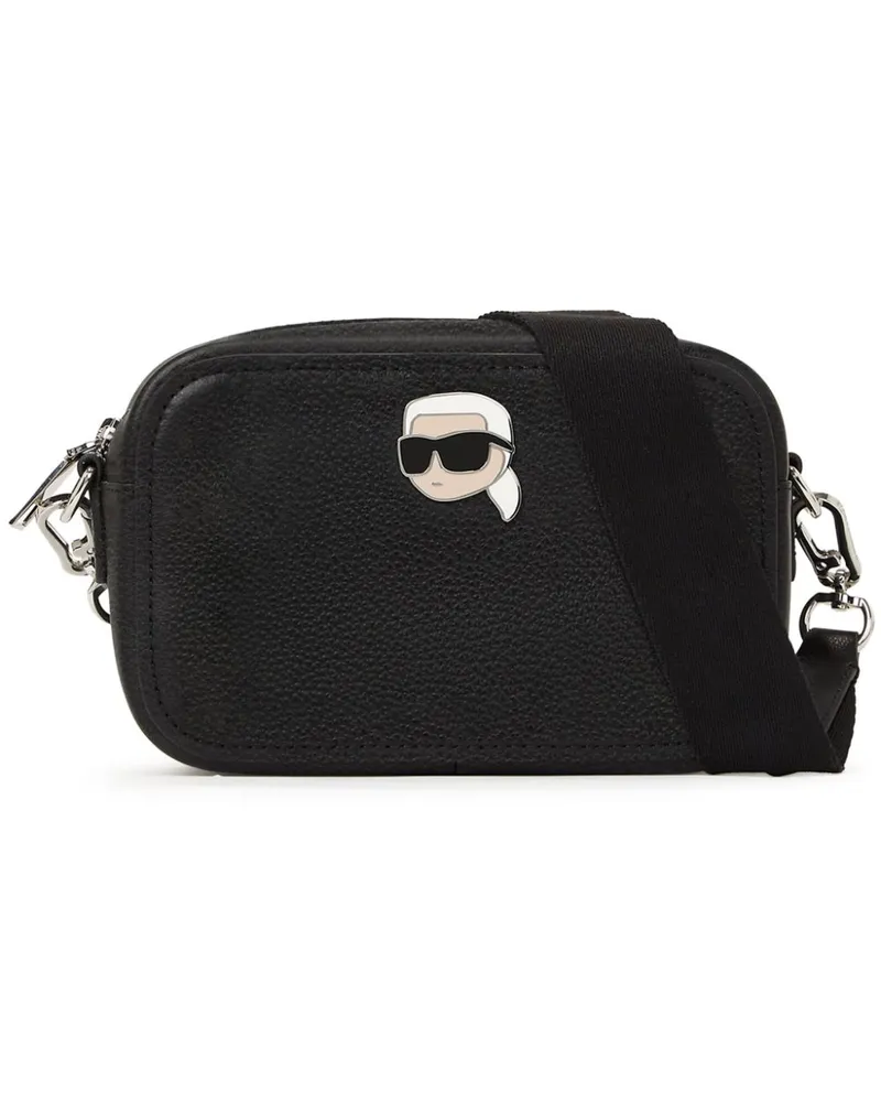 Karl Lagerfeld Ikon Umhängetasche - Schwarz Schwarz