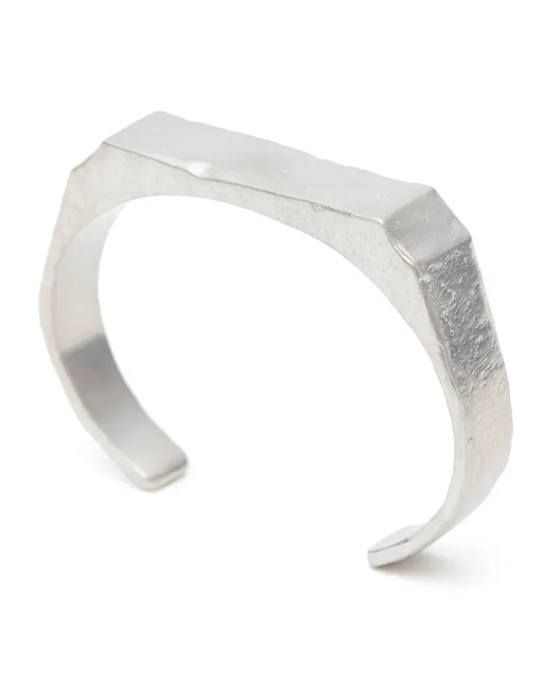 Maison Margiela Numeric Armspange mit Gravur - Silber Silber