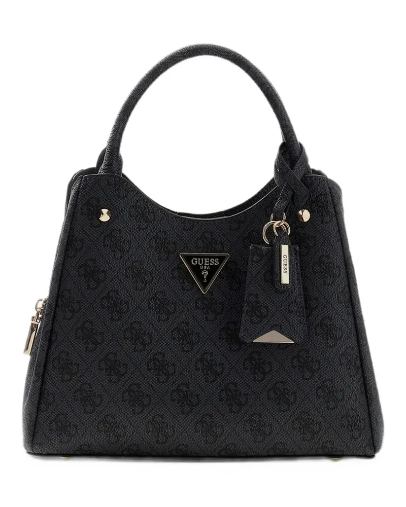Guess Meridian II Schultertasche mit Logo - Schwarz Schwarz