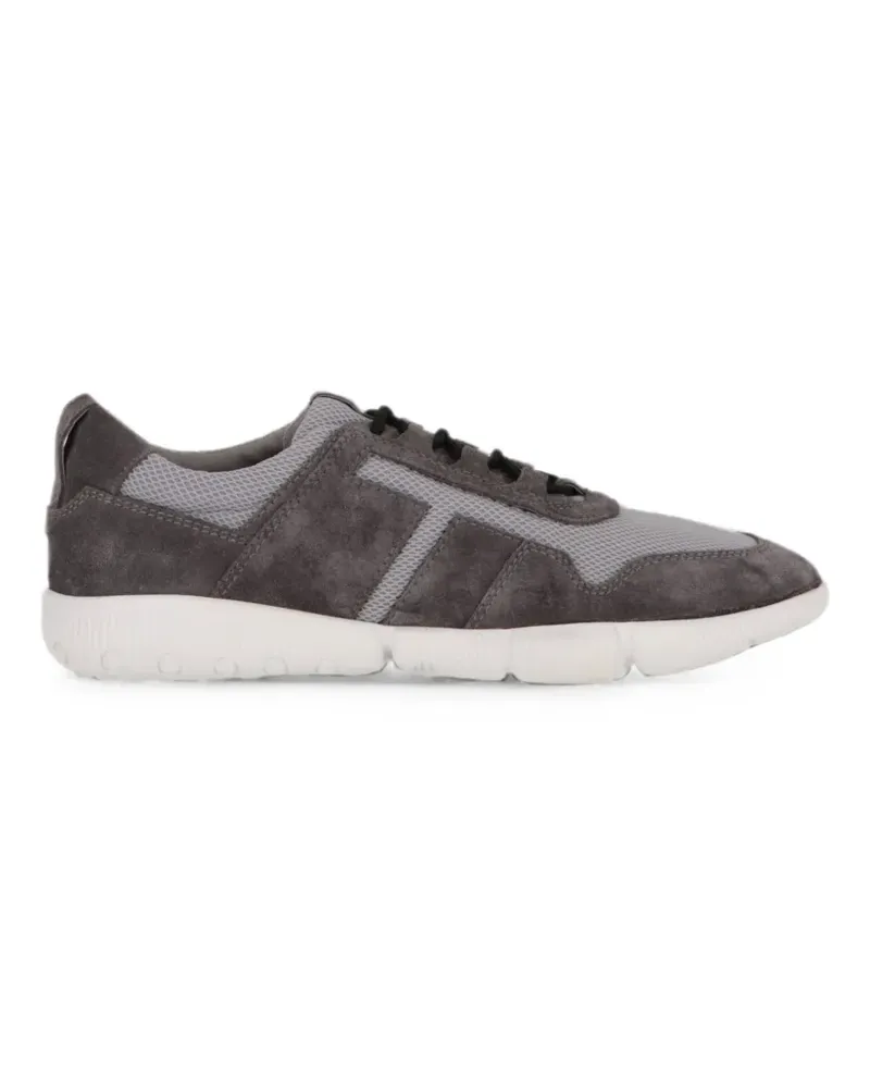 TOD'S suede panelled sneakers - Grau Grau