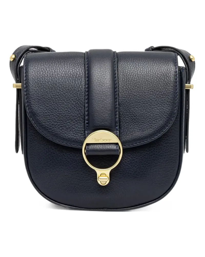 Barbour Elm leather crossbody bag - Blau Blau