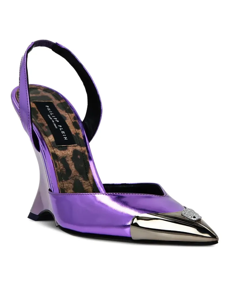 Philipp Plein Mirror Decollete Pumps - Violett Violett