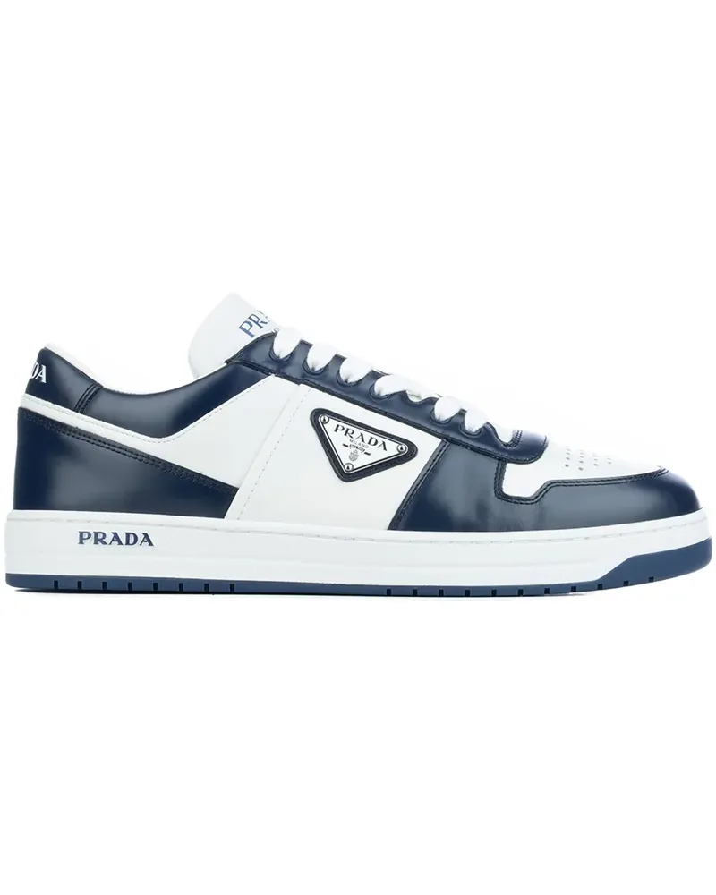Prada Downtown Sneakers mit Einsätzen - Weiß Weiß
