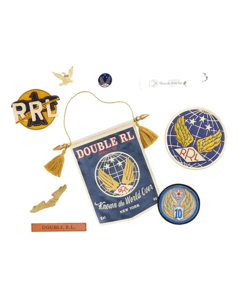 Ralph Lauren Souvenir-Set mit Quasten-Patch - Blau Blau