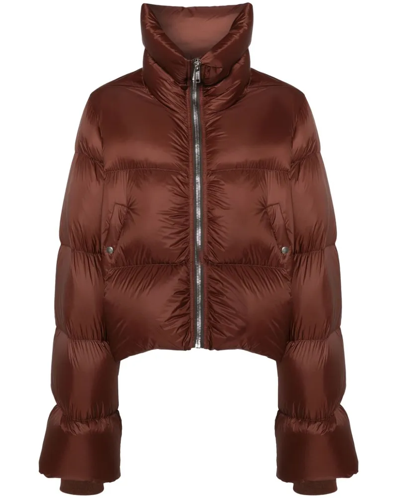 Rick Owens Turtle Jacke - Braun Braun